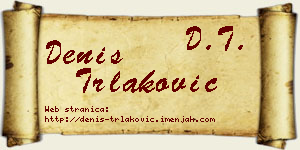 Denis Trlaković vizit kartica